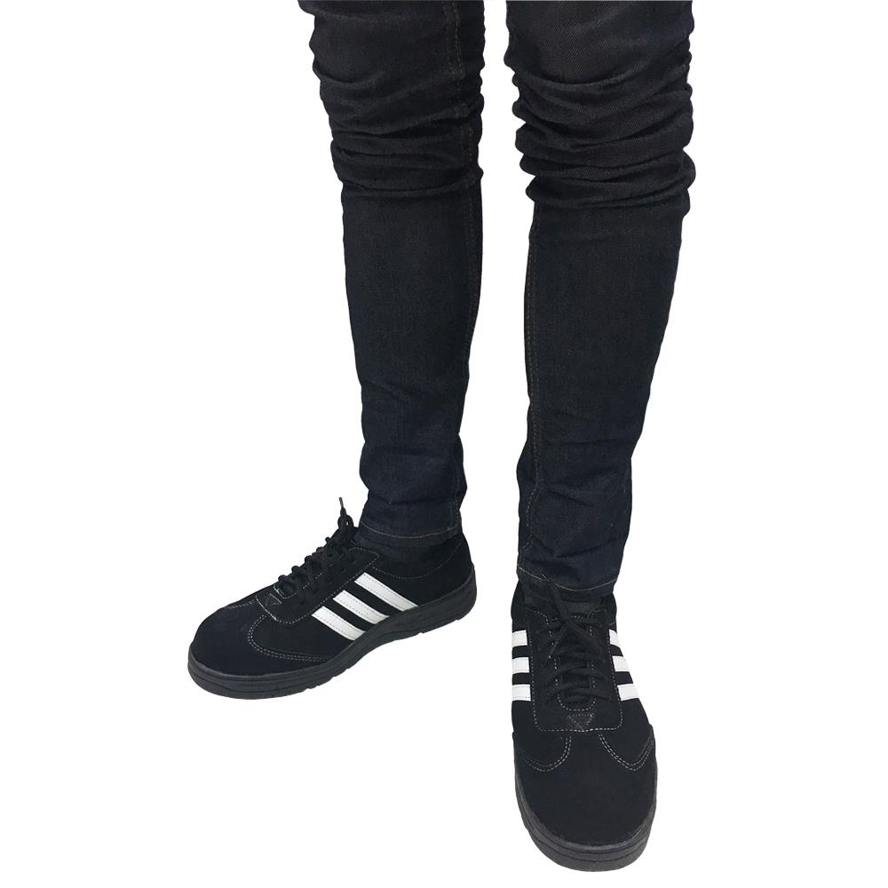 รองเท้านิรภัย พื้น PVC BLACK BISON เบอร์ 41 สีดำ