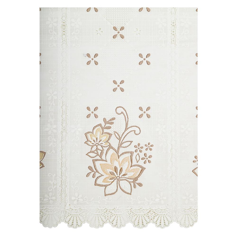 ผ้าปูโต๊ะแบบตัดเหลี่ยม MEIWA 50 ซม. ขาว/ครีม COSY/ม.