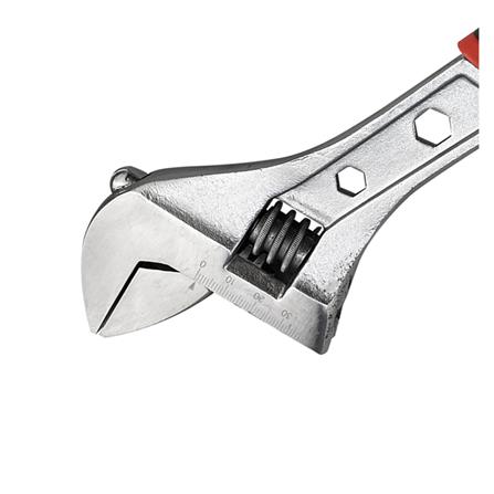 ประแจเลื่อนชุบซาตินด้ามยาง HACHI 12 นิ้ว_1