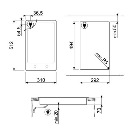 เตาฝังอินดักชั่น SMEG PGF32I-1 30 ซม._1