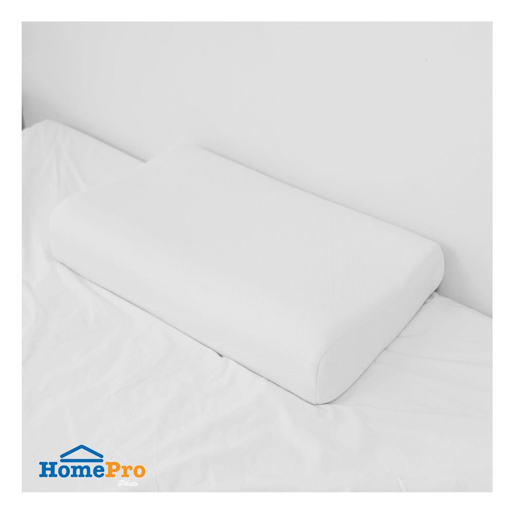 หมอนสุขภาพ ยางพารา HOME LIVING STYLE BELIN 15x23 นิ้ว สีขาว