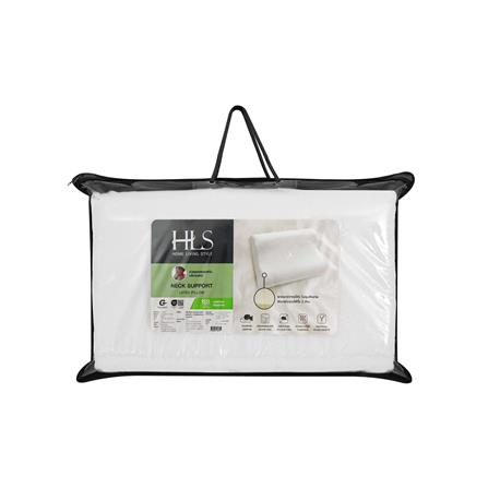 หมอนสุขภาพ ยางพารา HOME LIVING STYLE BELIN 15x23 นิ้ว สีขาว_7