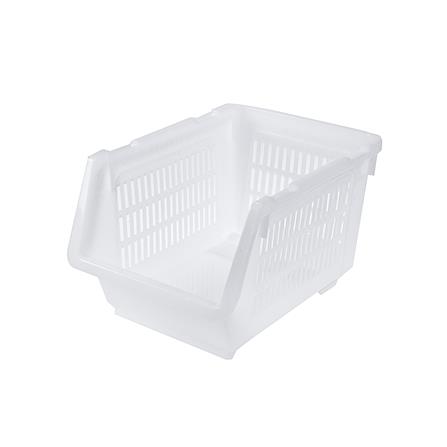 ชั้นวางของอเนกประสงค์ซ้อนได้ NEW LOOK SH-112 สีขาว