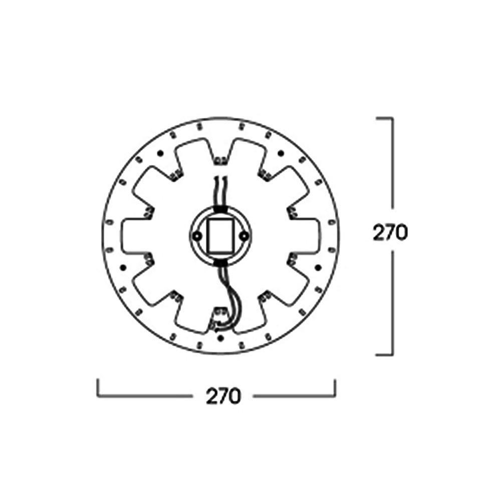 หลอด LED LUMAX ECO CEILING SET 18 วัตต์ WARM WHITE