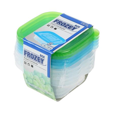 ชุดกล่องอาหารเหลี่ยม API 9003 0.25L แพ็ค 5 ชิ้น_2