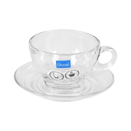 ชุดถ้วยกาแฟแก้ว 250ml OCEAN GLASS CAFFE LATTE_1