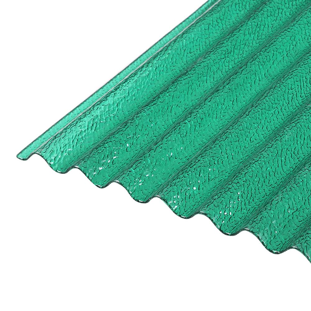 แผ่นโพลีคาร์บอเนต ลอนเล็ก SUNSHIELD 13 มม. 1.03X2.4 ม. สีเขียว