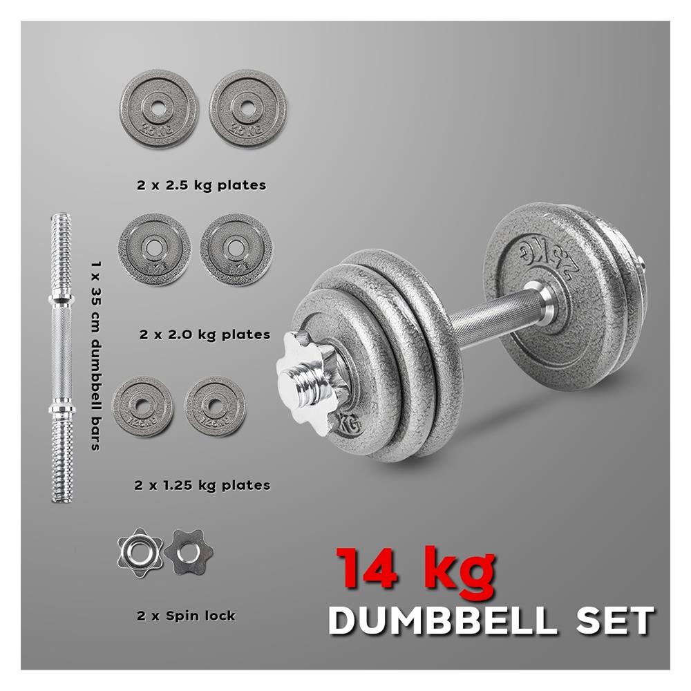 ดัมเบลเซ็ต GSPORTS DBS14 14 กก.