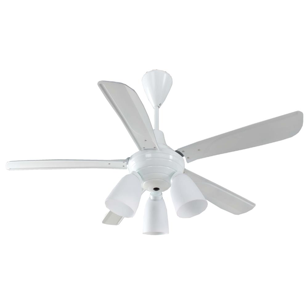 พัดลมโคมไฟ WINFAVOUR SC09 WF556CP-2 56 นิ้ว สีขาว 3 หัว