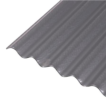 แผ่นโพลีคาร์บอเนต ลอนเล็ก SUNSHIELD 13 มม. 1.03X2.4 ม. สีเงิน