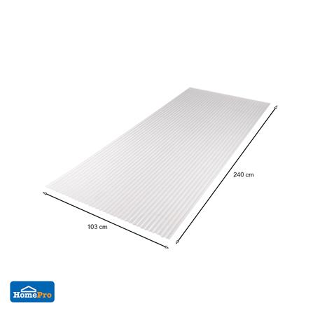 แผ่นโพลีคาร์บอเนต ลอนเล็ก SUNSHIELD 13 มม. 1.03X2.4 ม. สีใส_3