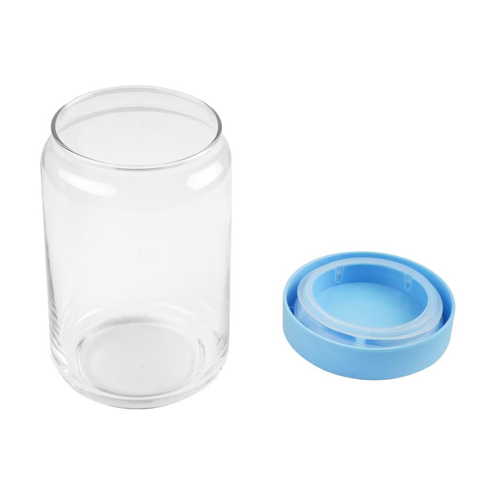 ขวดโหลแก้วฝาดึง OCEAN POP JAR 0.75 ลิตร สีฟ้า