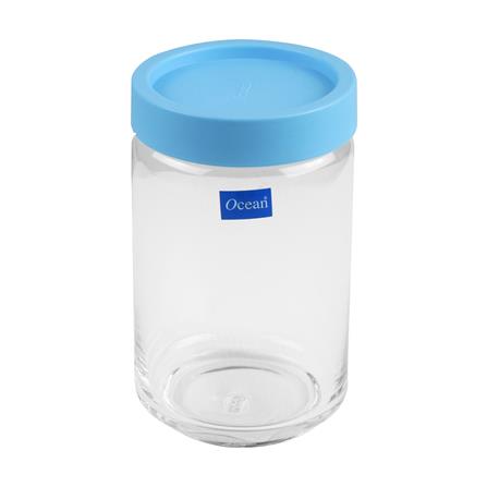 ขวดโหลแก้วฝาดึง OCEAN POP JAR 0.75 ลิตร สีฟ้า_0