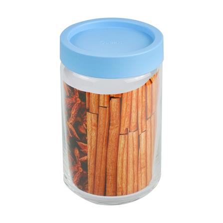 ขวดโหลแก้วฝาดึง OCEAN POP JAR 0.75 ลิตร สีฟ้า_1