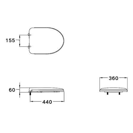 ฝารองนั่ง SLOW CLOSE COTTO C90803_2