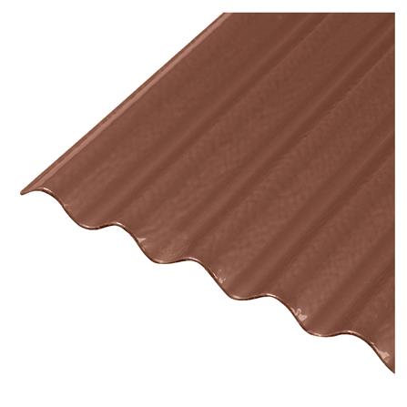 แผ่นโพลีคาร์บอเนต ลอนเล็ก SUNSHIELD 13 มม. 1.03X2.4 ม. สีนํ้าตาล