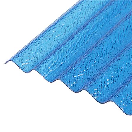 แผ่นโพลีคาร์บอเนต ลอนเล็ก SUNSHIELD 13 มม. 1.03X2.4 ม. สีนํ้าเงิน