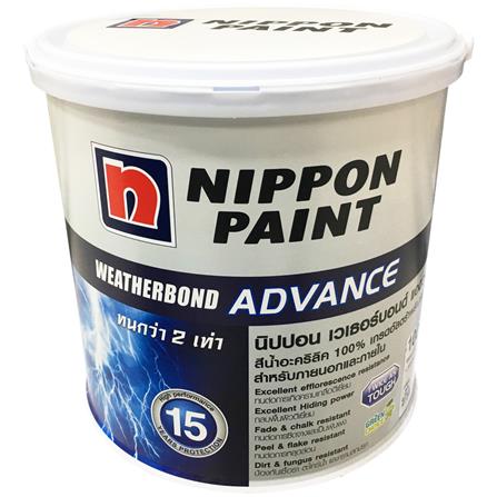 สีน้ำทาภายนอก NIPPON PAINT WTB ADV BASE A SH 1 GL_0