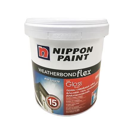 สีน้ำทาภายนอก NIPPON PAINT WTB Flex Base D SG 2.5GL_0