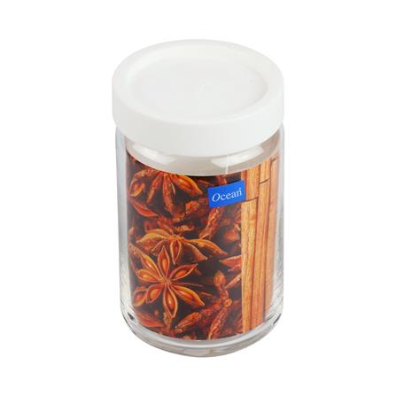 ขวดโหลแก้วกลมฝาดึง OCEAN POP JAR 0.75 ลิตร สีขาว_1