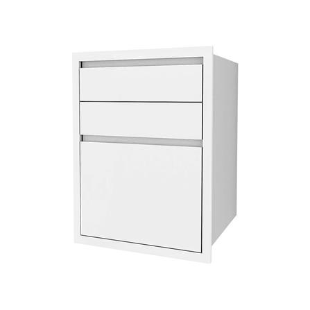 ตู้ลิ้นชัก 3 ชั้น CABIN HI-GLOSS 54.6x65 ซม. สีขาว_1