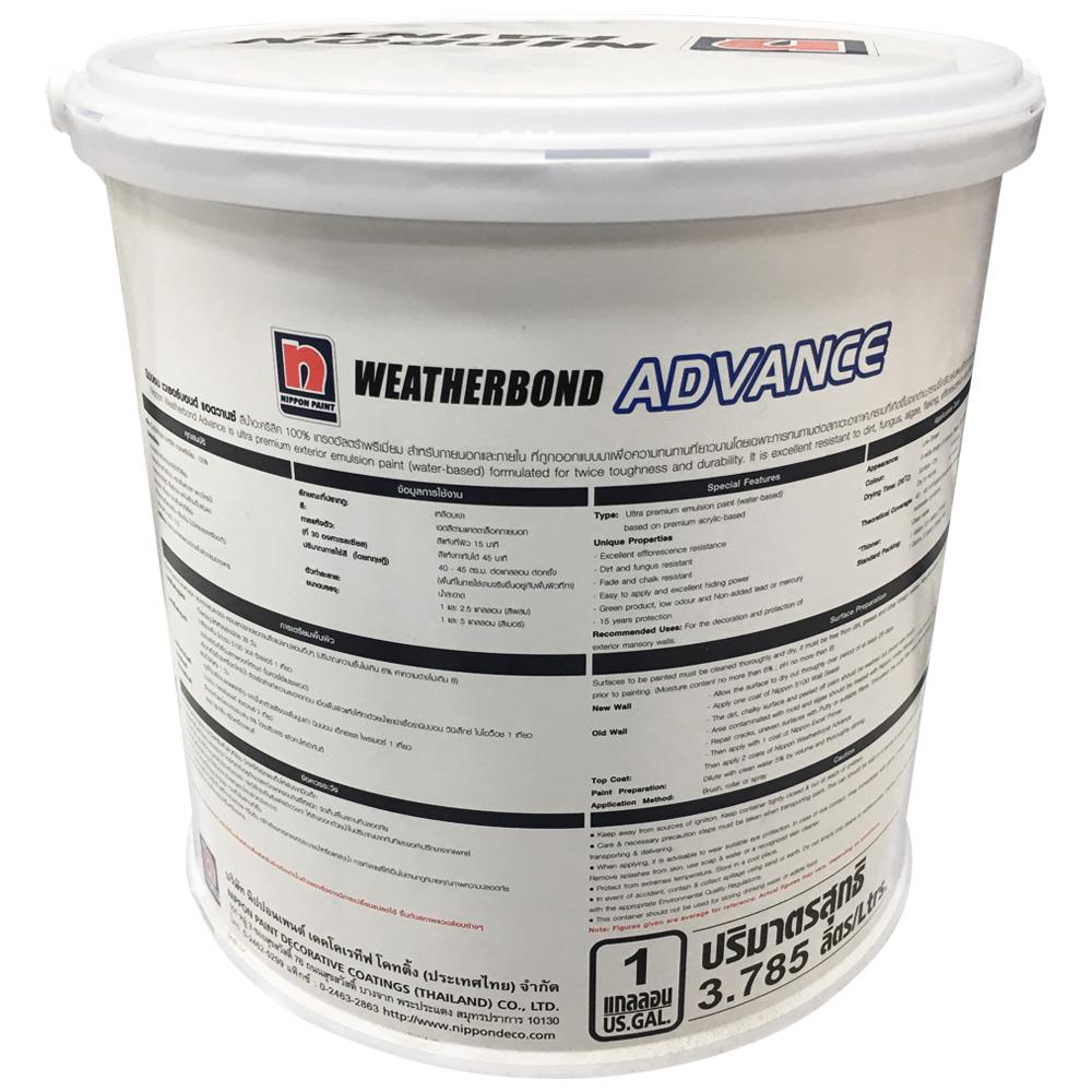 สีน้ำทาภายนอก NIPPON PAINT WTB ADV BASE C SH 1GL