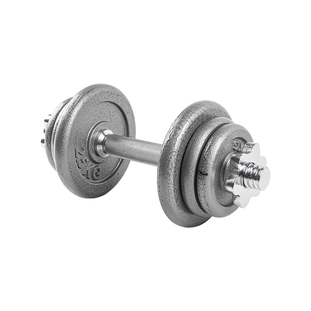 ดัมเบลเซ็ต GSPORTS DBS12 12 กก. สีเงิน