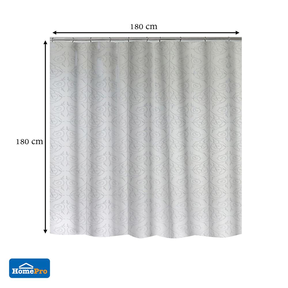 ม่านห้องน้ำ PVC MOYA HMA-0049-1 180x180 ซม.
