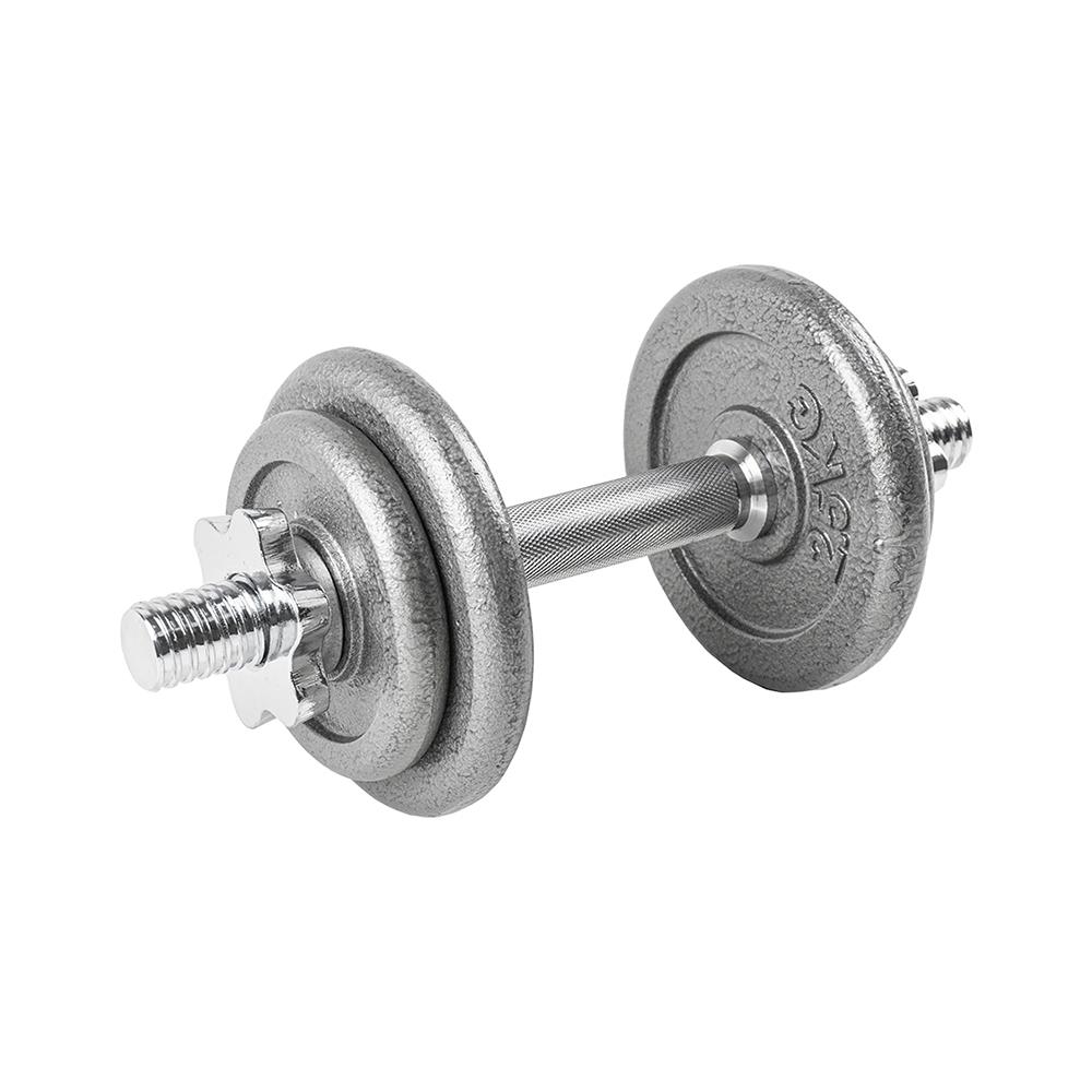 ดัมเบลเซ็ต GSPORTS DBS10 10 กก. สีเงิน