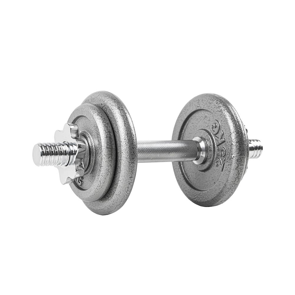 ดัมเบลเซ็ต GSPORTS DBS10 10 กก. สีเงิน