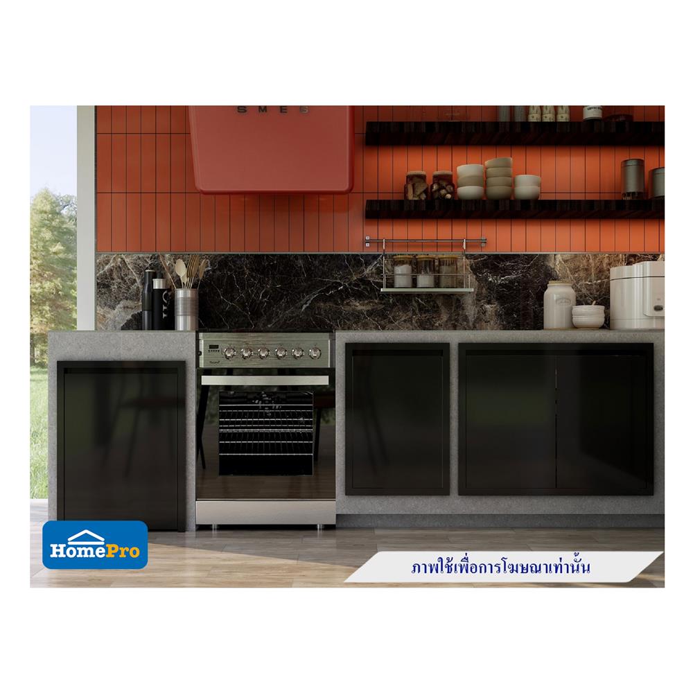 บานซิงค์เดี่ยว CABIN HI-GLOSS 43X65 ซม. สีดำ