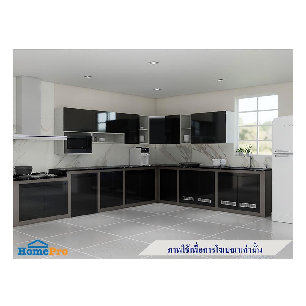 บานซิงค์เดี่ยว CABIN HI-GLOSS 43X65 ซม. สีดำ