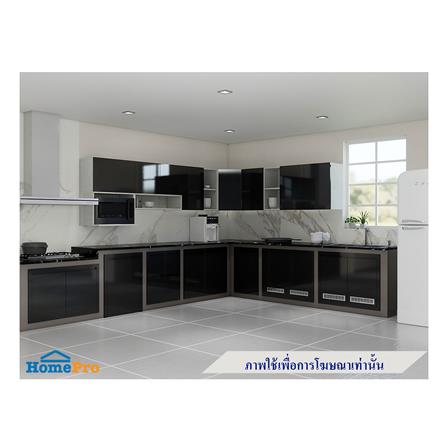 บานซิงค์เดี่ยว CABIN HI-GLOSS 43X65 ซม. สีดำ_5