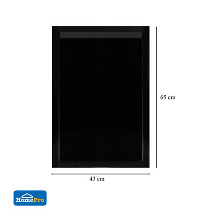 บานซิงค์เดี่ยว CABIN HI-GLOSS 43X65 ซม. สีดำ_6