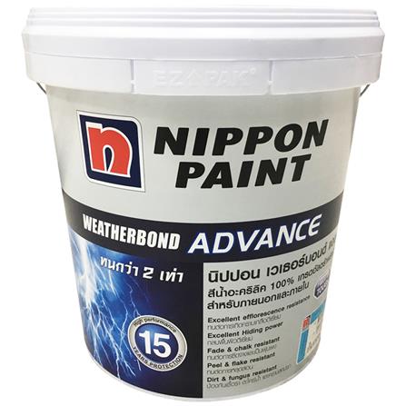 สีน้ำทาภายนอก NIPPON PAINT WTB ADV BASE C SH 2.5GL_0