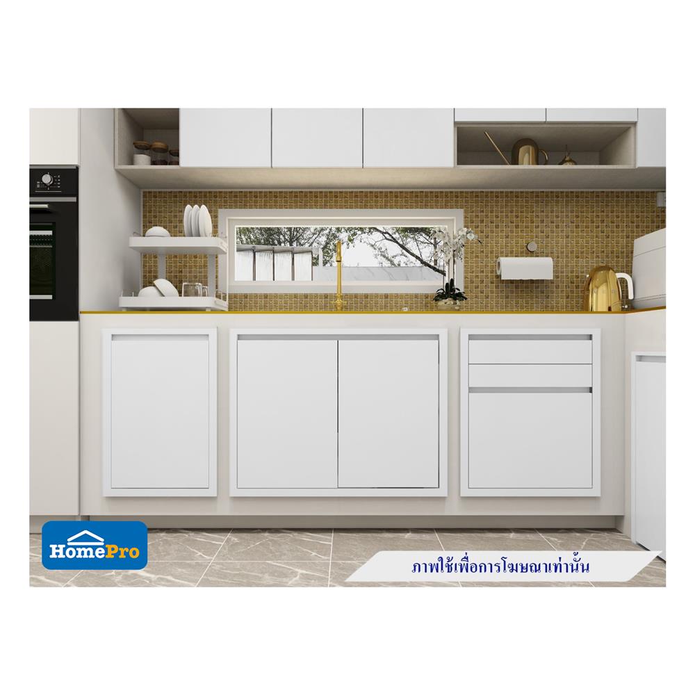 บานซิงค์คู่ CABIN HI-GLOSS 83x65 ซม. สีขาว