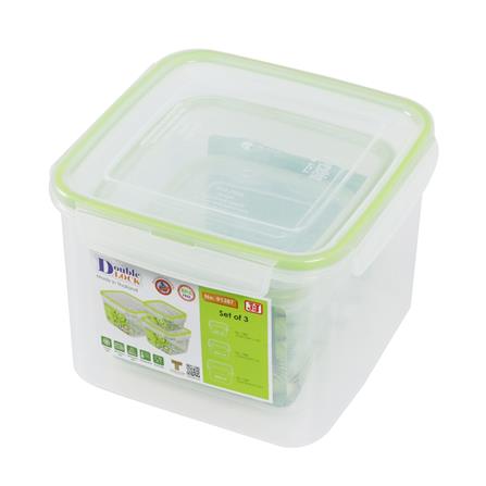 ชุดกล่องอาหารเหลี่ยม JCJ SAFE&LOCK 91387 3 ชิ้น_2