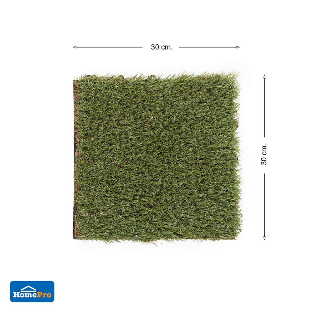 ทางเท้าหญ้ามะนิลาเทียม SPRING 30X30 ซม. สีเขียว