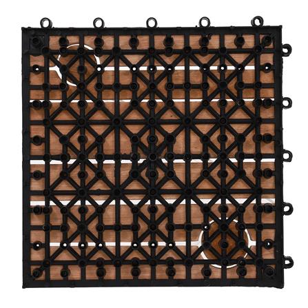 ทางเท้าไม้เต็ง ลาย CIRCLE SPRING 30x30 ซม._2