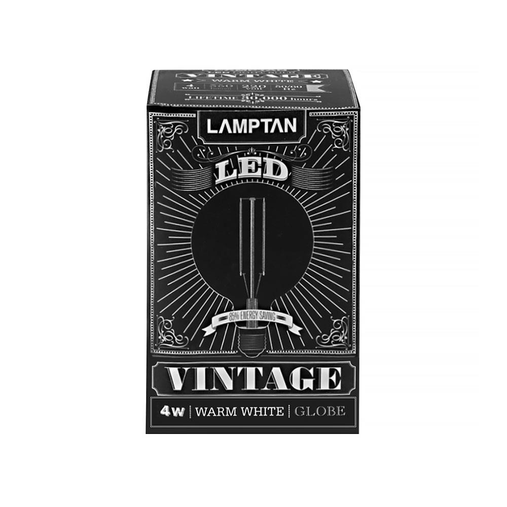 หลอด LED LAMPTAN VINTAGE GLOBE 4 วัตต์ WARMWHITE E27