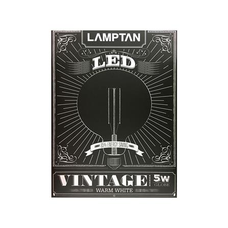 หลอด LED LAMPTAN VINTAGE GLOBE G95 5 วัตต์ WARMWHITE E27_1