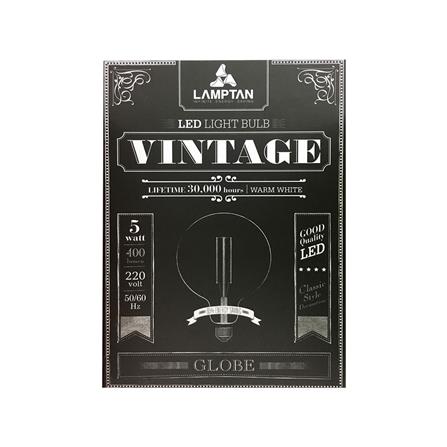 หลอด LED LAMPTAN VINTAGE GLOBE G95 5 วัตต์ WARMWHITE E27_2