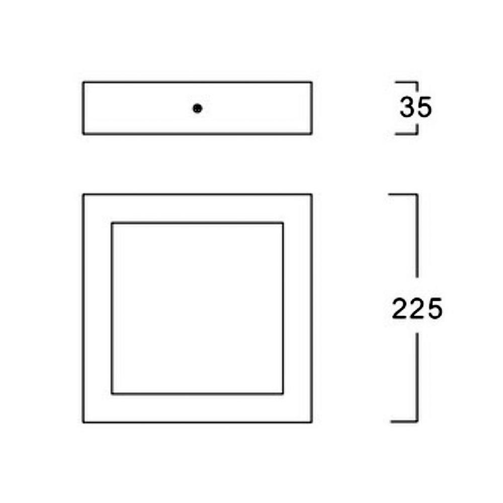ดาวน์ไลท์ LED LUMAX SSPL225/W 9 นิ้ว 18 วัตต์ WARM WHITE สีขาว