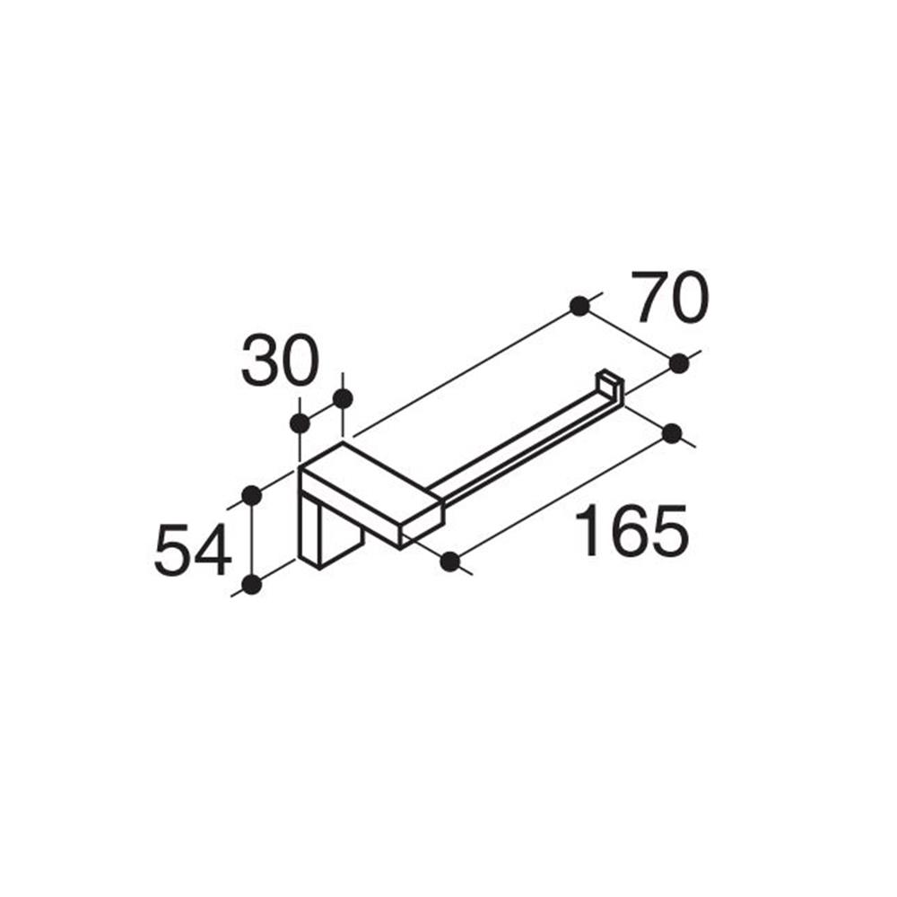 ที่ใส่กระดาษ ENGLEFIELD K-72565X-CP สีโครม