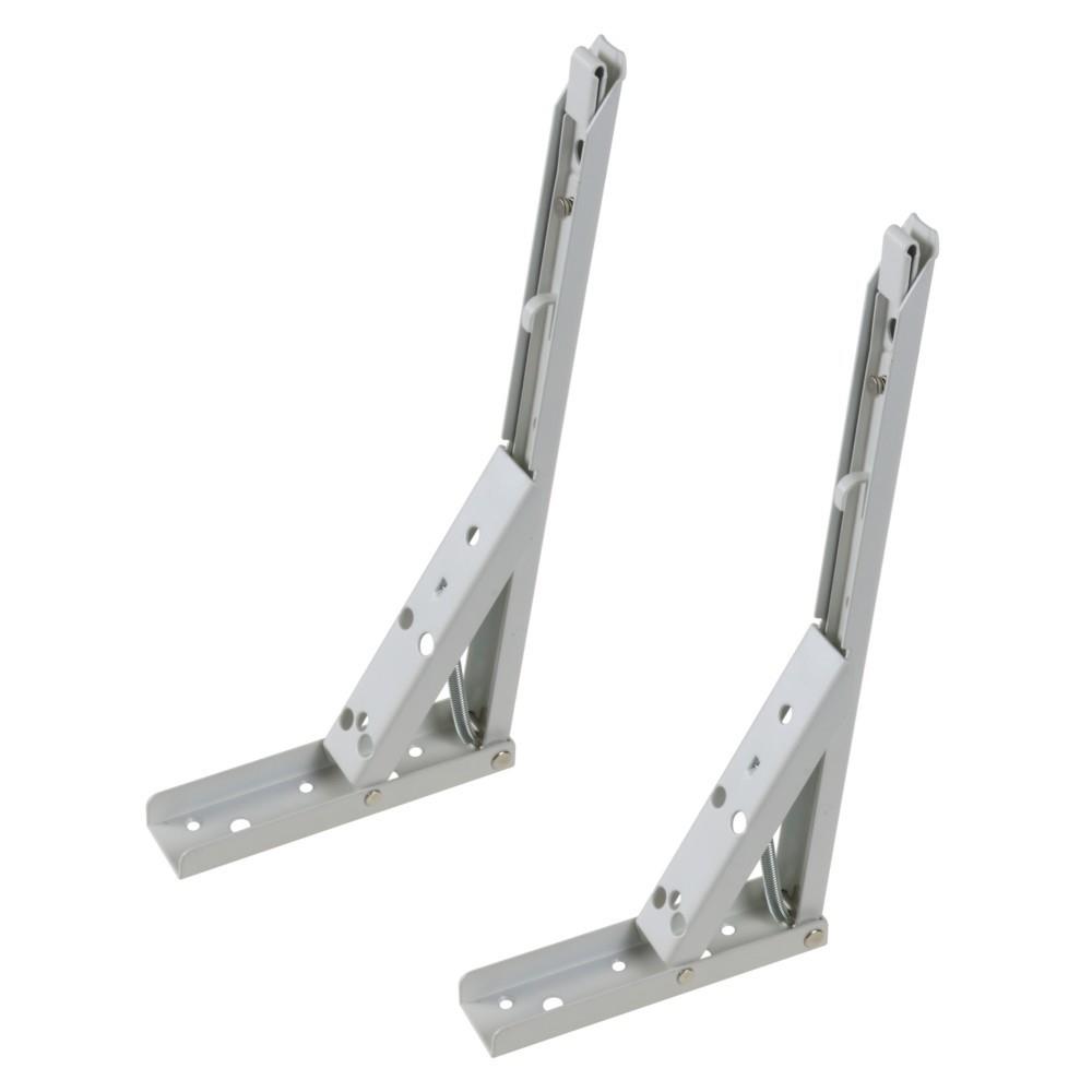 แขนรับชั้นเหล็กพับได้ PANSIAM 1.5x29x13.5 ซม. สีขาว