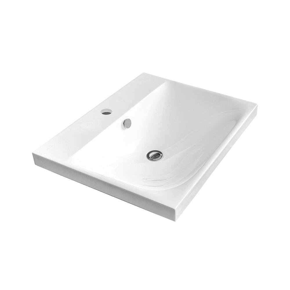 อ่างล้างหน้าวางบน KOHLER K-45473X-0 สีขาว