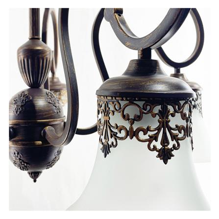 ไฟช่อ EVL AB-011/5 สีดำ/ทอง 5 หัว_1