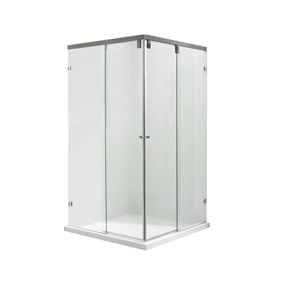 ฉากกั้นอาบน้ำ CRISTINA CRYSTAL CLEAR CORNER 100x100 ซม.