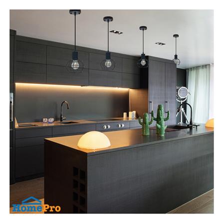 ไฟช่อ EVL CH-967/1 สีดำ 1 หัว_1