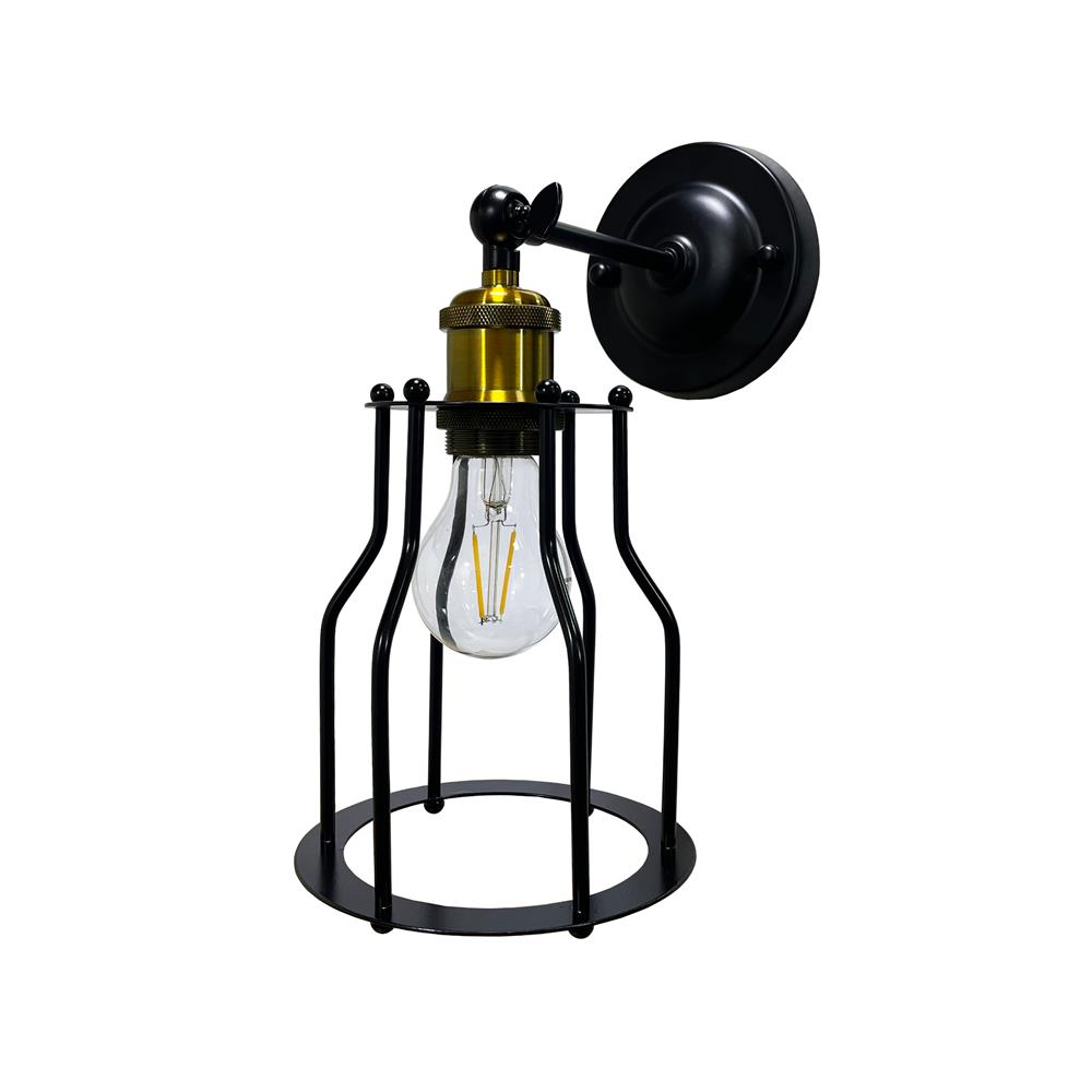 ไฟกิ่งภายใน EVL B-943-1 สีดำ/เหลืองอำพัน 1 หัว